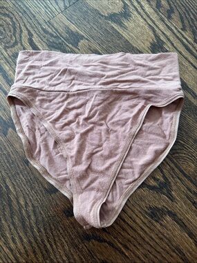 Skims High-Waist Mauve Cotton Briefs